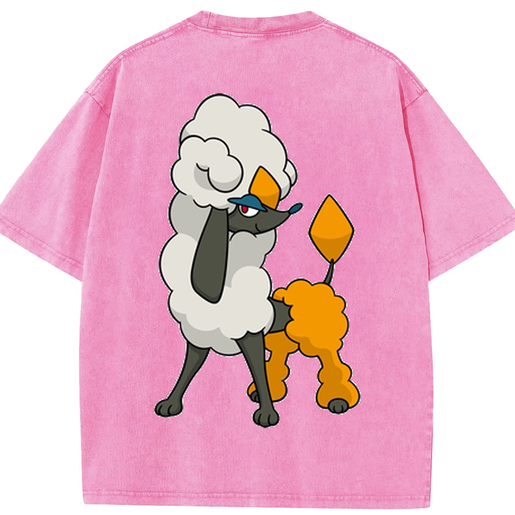 （画像用） ポケットモンスター Pokémon 綿100% ヴィンテージ風 半袖Tシャツ（背面プリント）